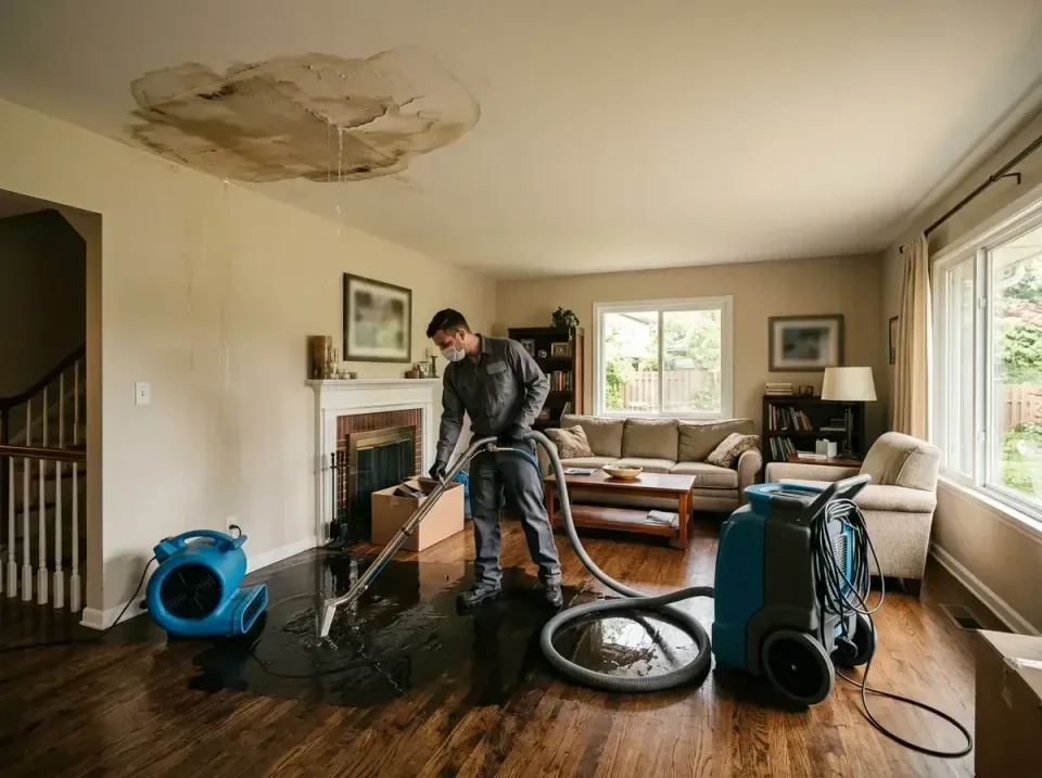 attic-pipe-burst-ceiling-drip-008 — frequently asked questions, Water Damage Restoration & Carpet Care in McKinney, TX